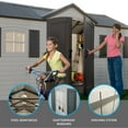 thumbnail image 4 of Lifetime 15' x 8' Outdoor Storage Shed (Dual Entry), 4 of 17