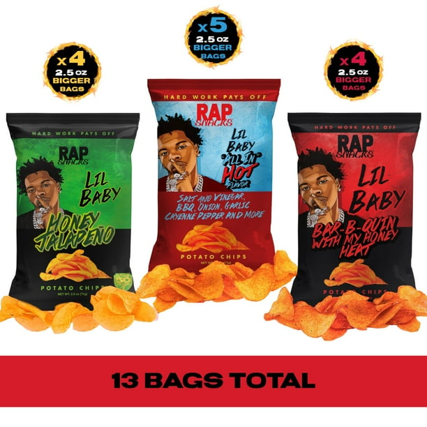 Rap Snacks Hot Variety Pack Chips, 2.5 oz., 13 pk. - Samsclub.com