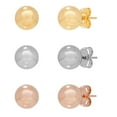 thumbnail image 2 of 7MM Stud Earring in 14K Gold, 2 of 7