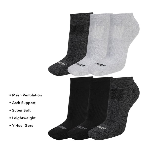 SAMS ソックス6足セット Skechers Women's 6-Pack Super Soft Low-Cut Sock - Samsclub.com