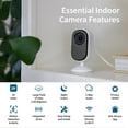 thumbnail image 3 of Arlo Essential Indoor Security Camera HD (2nd Gen), 2-Pack, 3 of 8