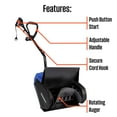 thumbnail image 2 of Westinghouse 13 Inch Wide Corded Electric Snow Shovel With 10 Amp Motor, 2 of 10