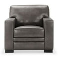 thumbnail image 5 of Emery Top-Grain Leather Arm Chair, Assorted Colors, 5 of 7