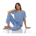 thumbnail image 5 of Flora Nikrooz 2 Piece Short Sleeve Capri PJ Set, 5 of 6