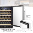 thumbnail image 5 of Lanbo 24 Inch 51 Bottle Wine Cooler Fridge, 5 of 15
