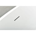 thumbnail image 4 of A&E Bath and Shower Kara 59in or 67in Freestanding Bathtub with Center Drain in White Acrylic High‑Gloss, 4 of 13