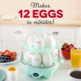 thumbnail image 3 of Dash Deluxe 12-Egg Cooker and Steamer, Choose Color, 3 of 6