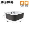 thumbnail image 6 of Lifesmart LS550 Plus 5-Person 65-Jet 230v Spa with Ozonator, 6 of 9