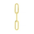 thumbnail image 3 of Paperclip Dangle Earrings in 14K Gold, 3 of 7