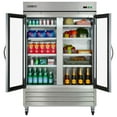 thumbnail image 2 of Maxx Cold X-Series Double Glass Door Commercial Refrigerator, Stainless Steel (49 cu. ft.), 2 of 7