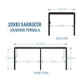 thumbnail image 22 of Backyard Discovery Louvered Pergola, Choose Size, 22 of 23