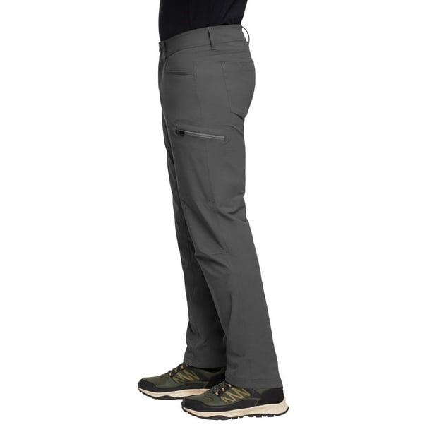 Pantaloni Tecnici Eddie Bauer Uomo – 30x32 – Grigi – Foderati In Pile E Idrorepellenti