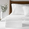 thumbnail image 1 of Hospitality Bulk Fitted Bed Sheets, 6-Pack, White, Assorted Sizes, 1 of 8