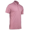 thumbnail image 2 of Travis Mathew Men's Polo The Zinna Heather Grey M, 2 of 4