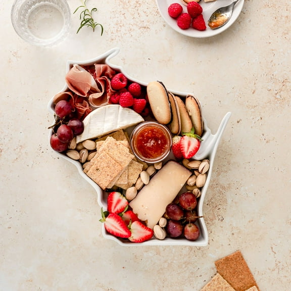 Lark Porcelain State-Shaped Bake & Serve Dish, Choose State