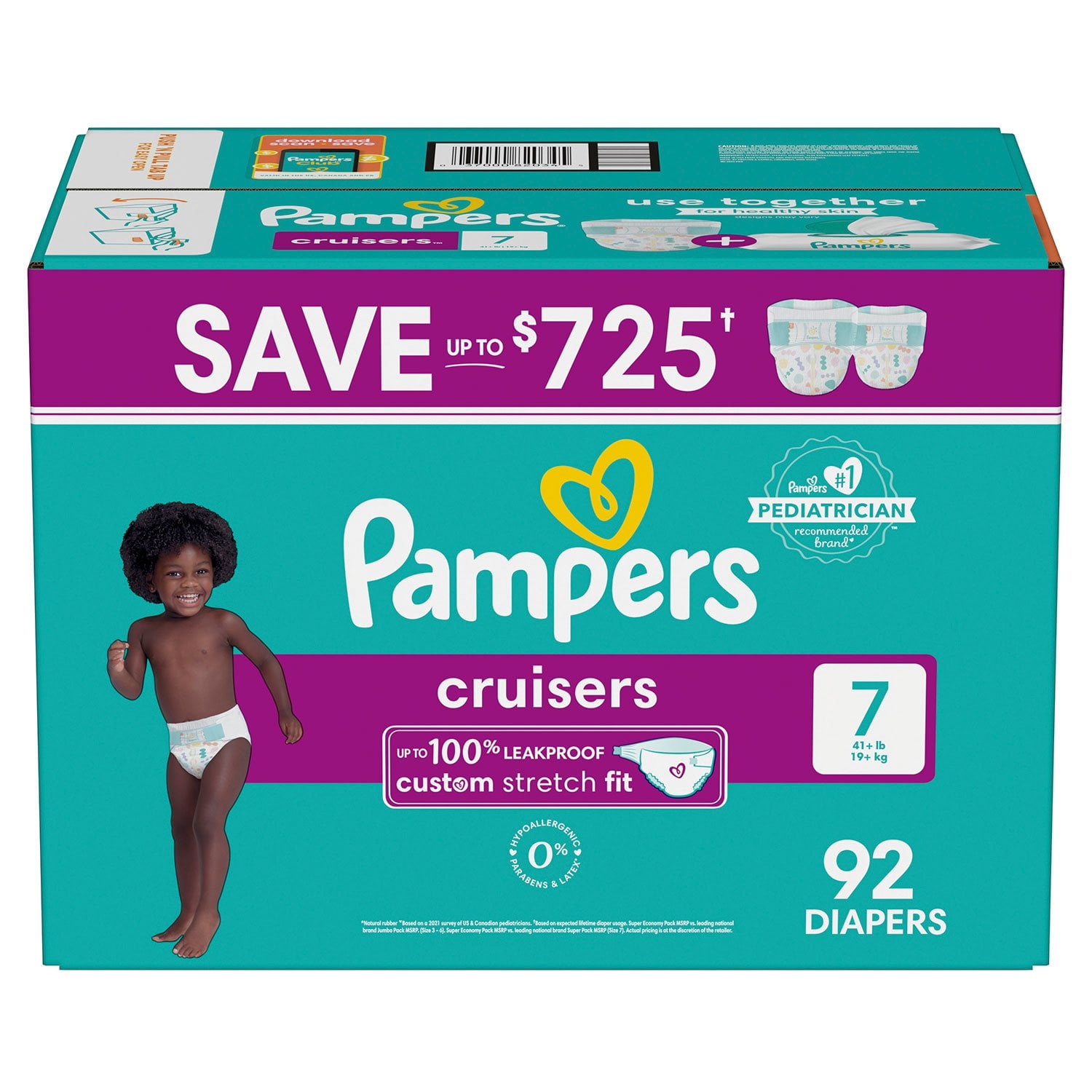 Pampers Cruisers Stay-Put Fit Diapers, Sizes:3-7 - Samsclub.com