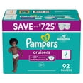 thumbnail image 1 of Pampers Cruisers Stay-Put Fit Diapers, Sizes:3-7, 1 of 10