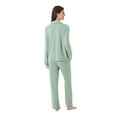 thumbnail image 3 of DreamMark Women's 2-Piece Notch Collar Pajama Set, 3 of 11
