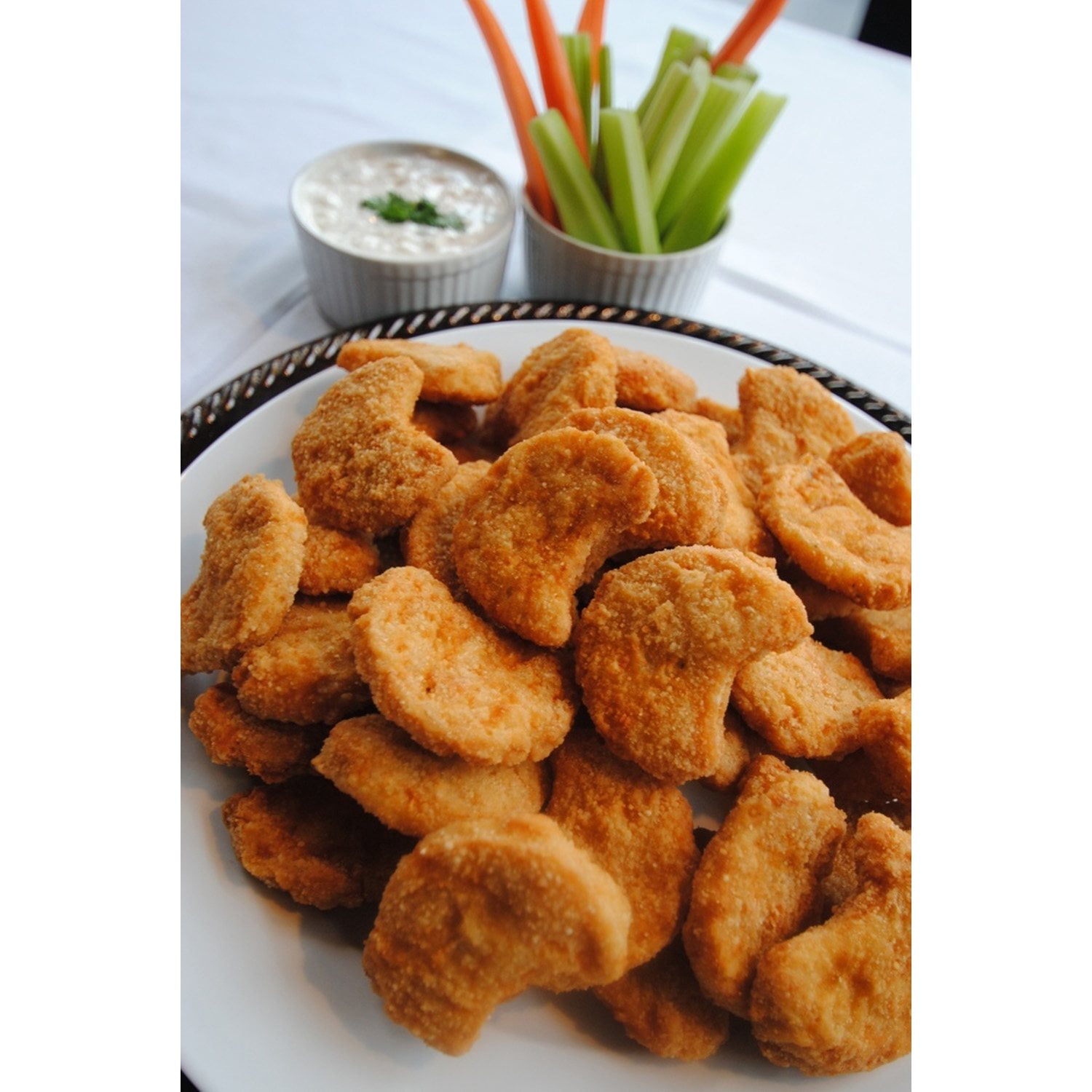 Crescent Foods Halal Lightly Breaded Chicken Nuggets, Frozen, pk