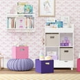 thumbnail image 2 of RiverRidge Folding Bins Cube Storage Cubbies, Set of 6 Playroom Organizers, 2 of 6