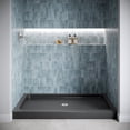thumbnail image 1 of Streamline 60 in. x 36 in. Alcove Acrylic Shower Base With Left, Center or Right Drain / Glossy Black or White, 1 of 9