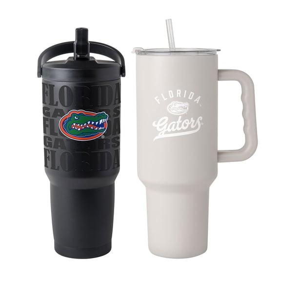 Logo Brands Florida Gators Stainless Steel Tumbler Set
