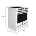 thumbnail image 2 of Leonardo Espresso 30" Slide-In Electric Range in Stainless-Steel, 2 of 9