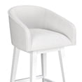 thumbnail image 16 of HH2 Home Upholstered Barrel Back Wood Adjustable Height Swivel Bar Stool, 16 of 19