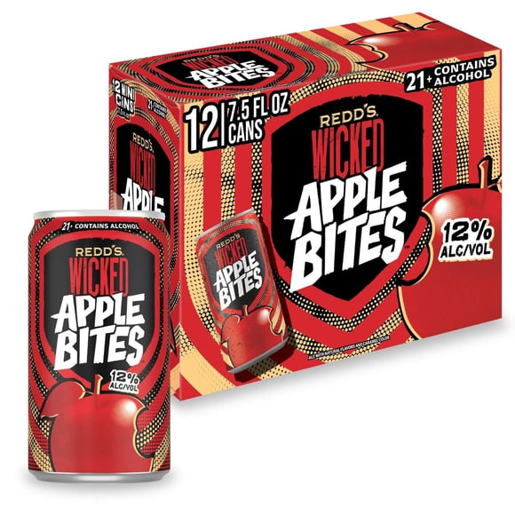 Redd's Wicked Apple Bites Flavored Malt Beverage, 7.5 fl. oz. can, 12 pk.