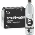 thumbnail image 1 of Smartwater Alkaline + Antioxidant Water, 1L., 15 pk., 1 of 6