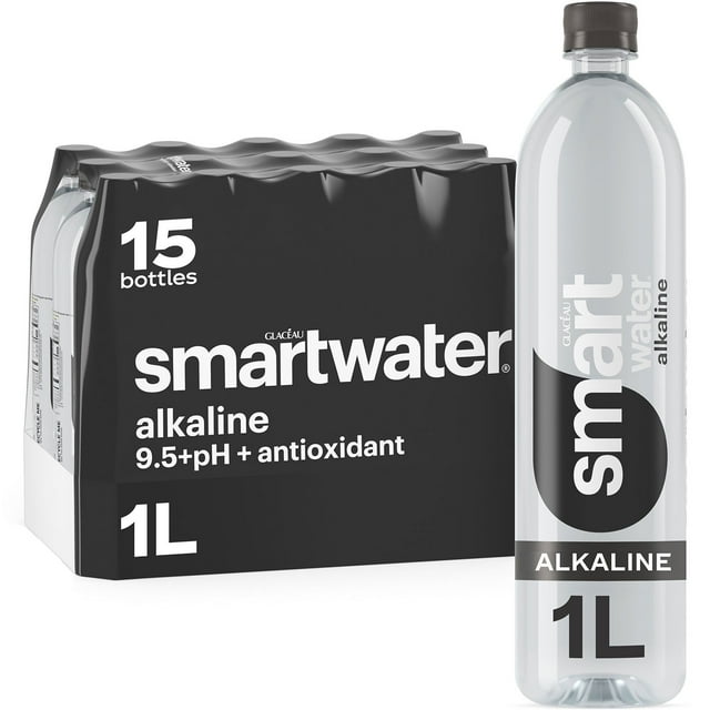Smartwater Alkaline + Antioxidant Water, 1L., 15 pk.