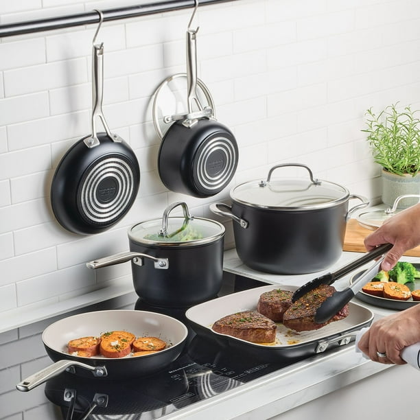 KitchenAid 10-Piece Hard-Anodized Ceramic Induction Cookware Set