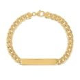thumbnail image 1 of 8.5" Miami Cuban ID High Polish Bracelet in 14K Gold, 1 of 4