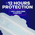 thumbnail image 5 of Always Ultra Thin Extra Heavy Overnight Pads with Wings, Size 5, 72 ct., 5 of 9
