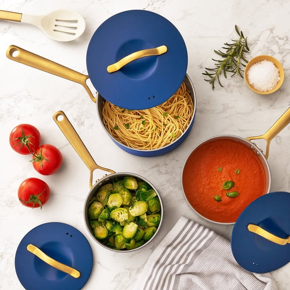Member's Mark 6-Piece Modern Nonstick Saucepan Set