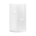 thumbnail image 12 of Breeze 36” x 36” x 77” Corner Shower Kit with Clear Glass, Walls, Base and Hardware, 12 of 20