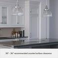 thumbnail image 6 of Hunter Cypress Grove with Clear Holophane Glass 1 Light Pendant Ceiling Light Fixture, 6 of 8
