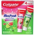 thumbnail image 1 of Colgate Max Fresh Fruity Toothpaste, 4.8 oz., 4 pk., 1 of 7