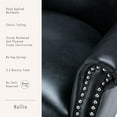 thumbnail image 2 of Hallie Club Top-Grain Leather Chair, Assorted Colors, 2 of 9