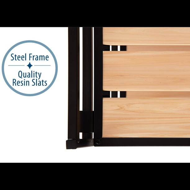 Seville Classics 3 shelves, satin grey, multifunctional shoe rack, metal, 1 piece