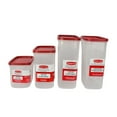thumbnail image 1 of Rubbermaid 4-Pack Modular Pantry Food Storage Containers, Variety Pack, 1 of 6