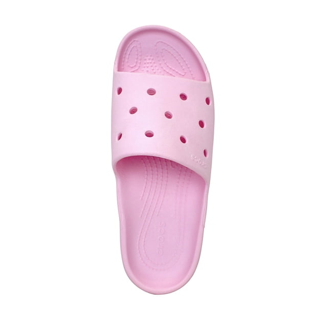 NWT Classic CROCS Slides Sandals Electric Pink M 9 W 11 with Jibbitz Charms Crocs Classic Slide Sandal - Samsclub.com main image 3