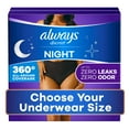 thumbnail image 1 of Always Discreet Adult Incontinence Overnight Underwear, Choose Size, 1 of 10