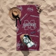 thumbnail image 2 of Logo Brands Mississippi State Bulldogs 38"x72" Beach Towel, 2 of 6