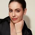 thumbnail image 6 of Lab Created Round Cut Diamond Tennis Bracelet in 18K Gold, 6 of 8