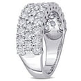 thumbnail image 4 of 1.68 CT. T.W. Diamond Triple-Row Semi-Eternity Band in 14K Gold, 4 of 7