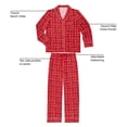 thumbnail image 10 of Dreammark Women's 2-Piece Notch Collar Pajama Set, 10 of 12