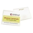 thumbnail image 3 of Avery Pin-Style Badge Holder with Laser/Inkjet Insert, Top Load, 4 x 3, White, 100/Box, 3 of 6