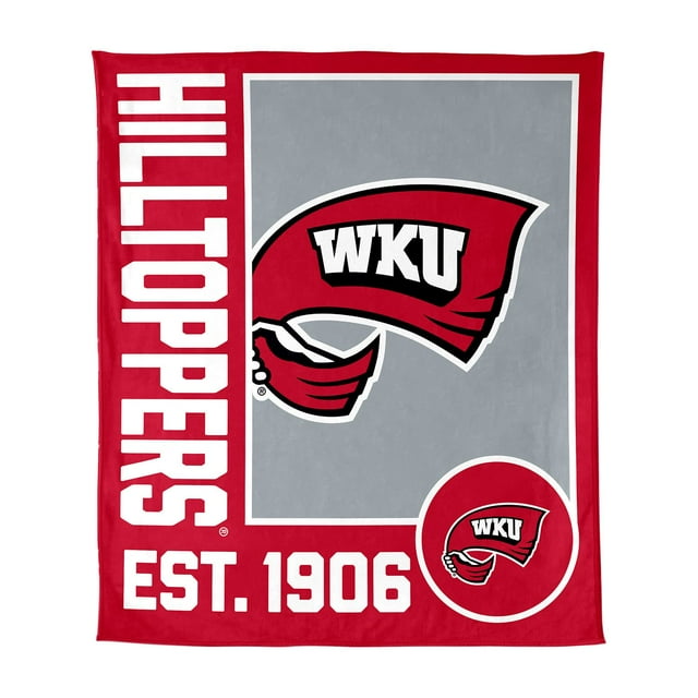 Logo Brands Western Kentucky Hilltoppers 60"x70" Super Plush Blanket