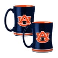 thumbnail image 1 of Logo Brands Auburn Tigers 14oz Relief Mug Set, 1 of 5